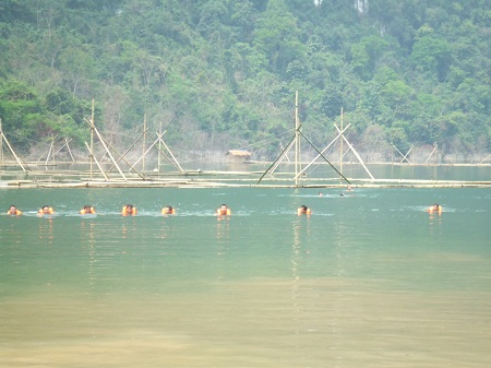 PCSL: diễn tập phòng chống lụt bão năm 2011 tại Mường La